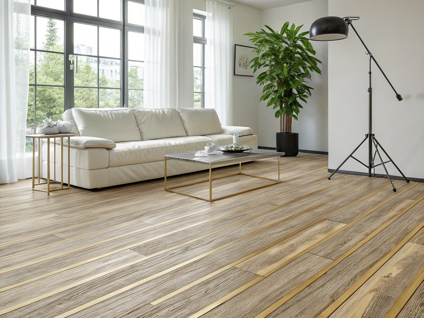 Living Room Flooring Installation - Before