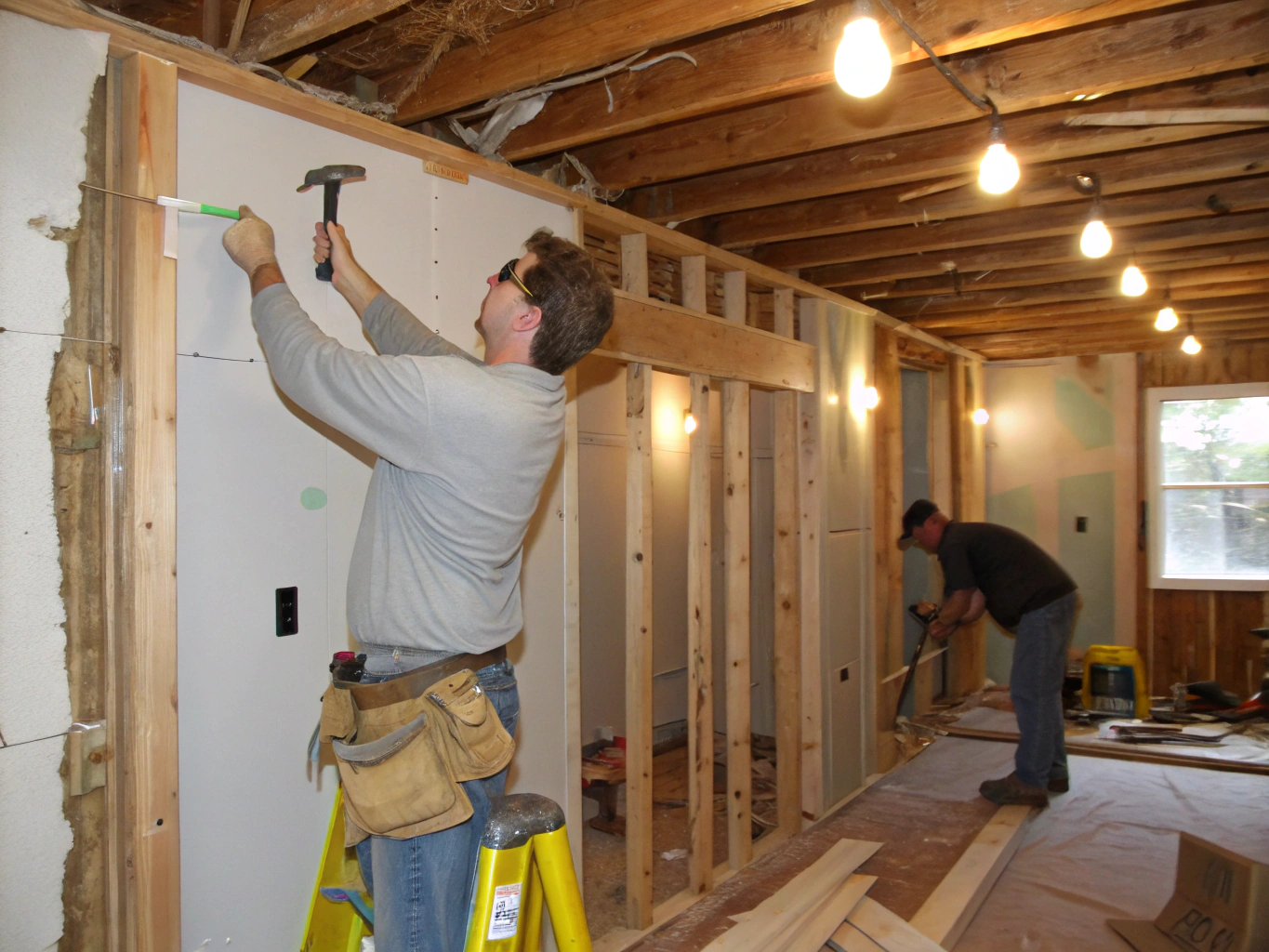 Professional framing construction work