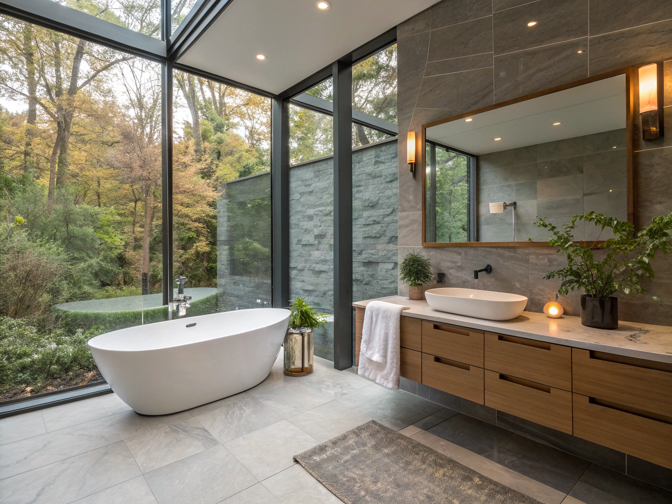 Spa-Inspired Bathroom