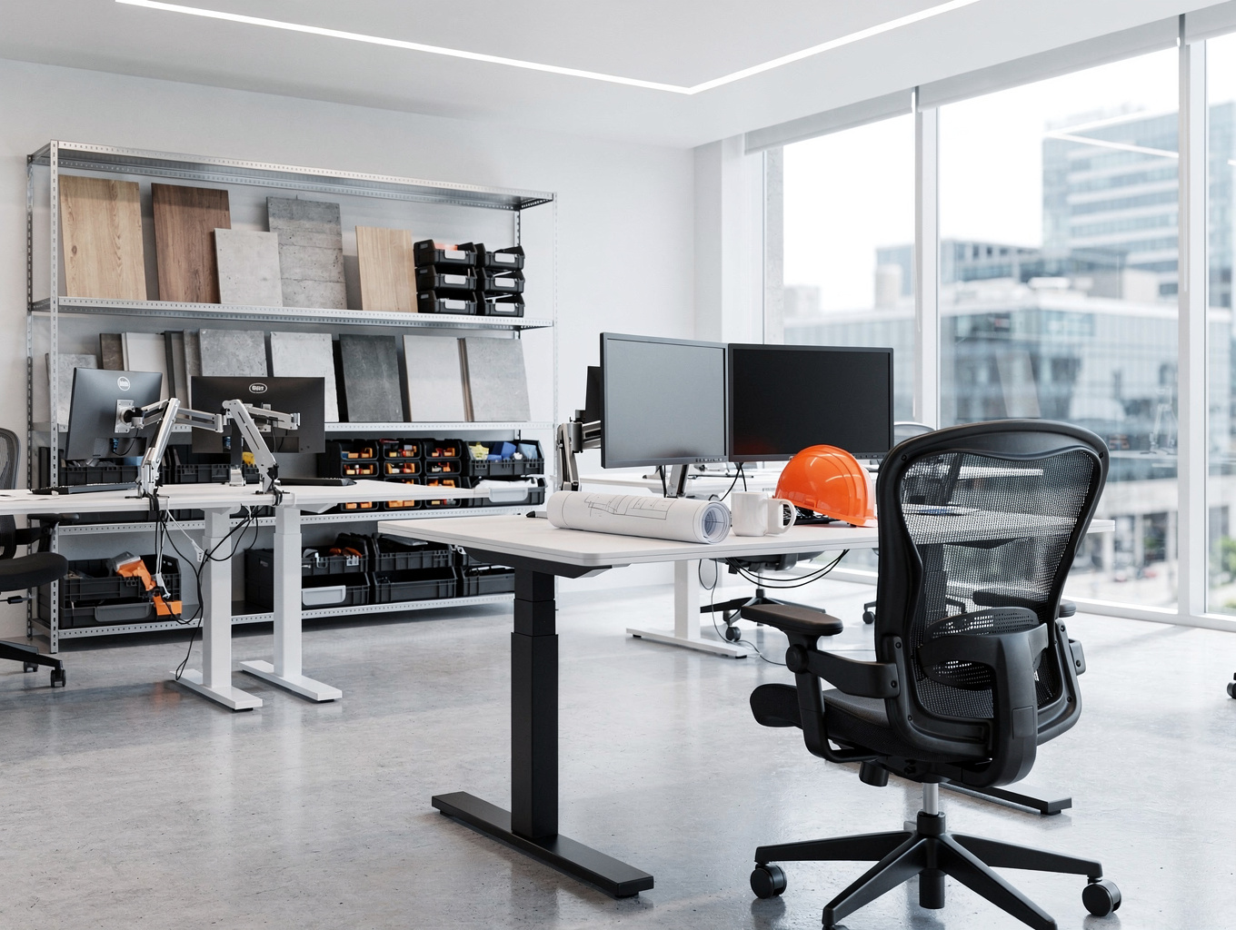 Professional office environment