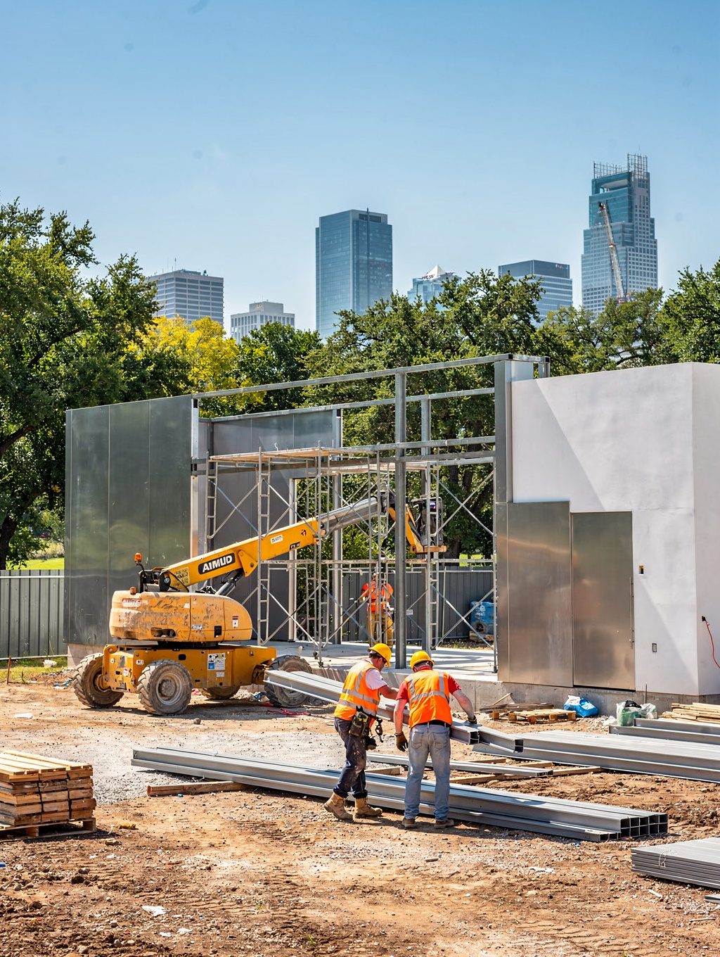 Showtime Construction professional project site